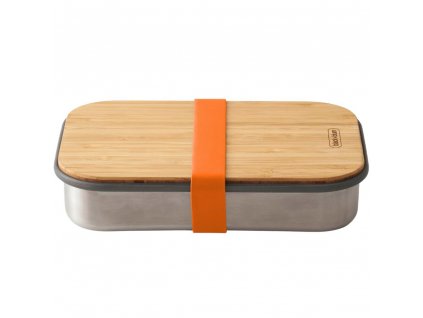 Obědový box 900 ml, oranžová, nerezová ocel, Black+Blum