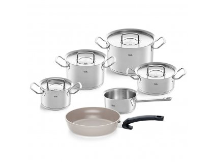 Sada hrnců ORIGINAL PROFI + pánev CERATAL COMFORT, 6 ks, Fissler