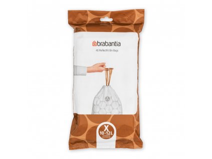 Sáčky do odpadkového koše X PERFECTFIT Brabantia 10-12 l, 40 ks