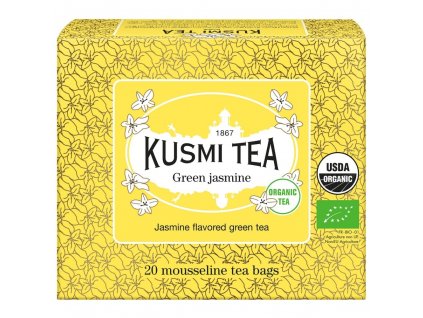 Zelený čaj JASMINE Kusmi Tea 20 mušelínových sáčků
