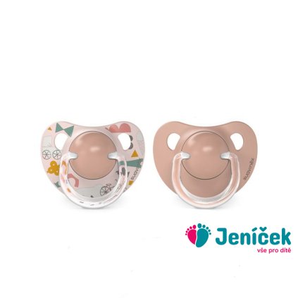 SUAVINEX | Dudlík anatomický silikon 6/18 m 2 ks Walk - šedý