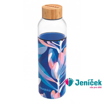 Skleněná láhev Flow Midnight Leaves 660 ml