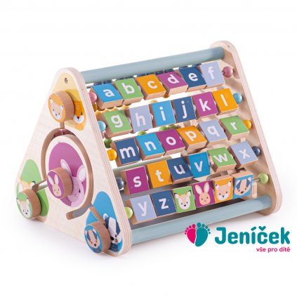 Bigjigs Toys Aktivní trojúhelník se zvířátky