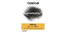 Canson Graduate Bristol Skicák v lepené vazbě A5, 180g, 20 listů