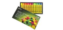 Sada olejových pastelů Mungyo, fluorescentní odstíny 12 ks