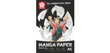 Skicák Sakura Manga pro komiksy v lepené vazbě A5, 250g, 20 listů