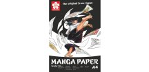 Skicák Sakura Manga pro komiksy v lepené vazbě A4, 250g, 20 listů