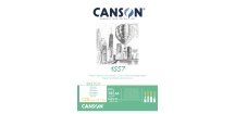 Canson 1557 Sketch Skicák extra bílý v lepené vazbě A5, 120g, 50 listů