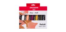 Sada akrylových barev Amsterdam Standard Portrait 6 x 120 ml