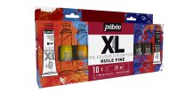 Sada olejových barev Pébéo Studio XL 10×20 ml + štětec