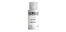 Akrylová barva Golden Fluid - 2415 Zinc White