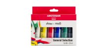 Sada akrylových barev Amsterdam Standard General Selection 6 x 20 ml