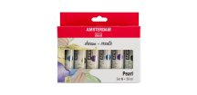 Sada akrylových barev Amsterdam Standard Pearl 6 x 20 ml