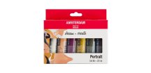 Sada akrylových barev Amsterdam Standard Portrait 6 x 20 ml