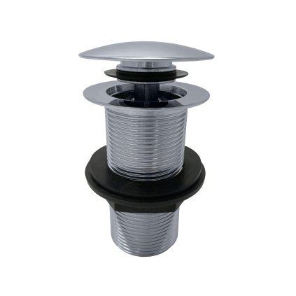 Výpusť umyvadlová CLICK-CLACK 5/4" bez přepadu - MD0798, Chrom