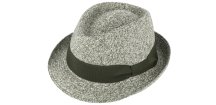 Letný zelený klobúk Trilby od Fiebig - Trilby Melange