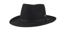 Čierny klobúk Fedora - Mayser Ari Black