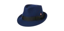 Klasický trilby klobúk modrý Mayser -Troy Mayser Tinte