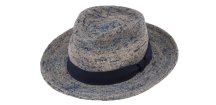 Fedora Raffia - modrý slamený klobúk - Bestseller