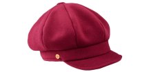 8-dielna bordová dámska bekovka od Mayser - Camila Newsboy Cap