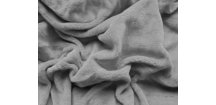Cearsaf Cocolino microplus cu elastic 180 x 200 cm gri deschis