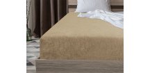 Cearsaf Frotir cu elastic EXCLUSIVE 90x200 cm bej