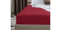 Cearsaf Frotir cu elastic EXCLUSIVE 90x200 cm visiniu
