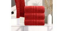 Prosop Comfort 50 x 100 cm rosu, 100% bumbac