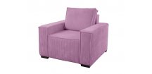Fotoliu din catifea Culoare violet, SMART