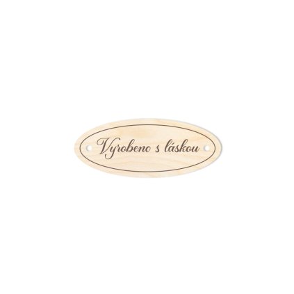 Značka Vyrobeno s láskou - typ 2