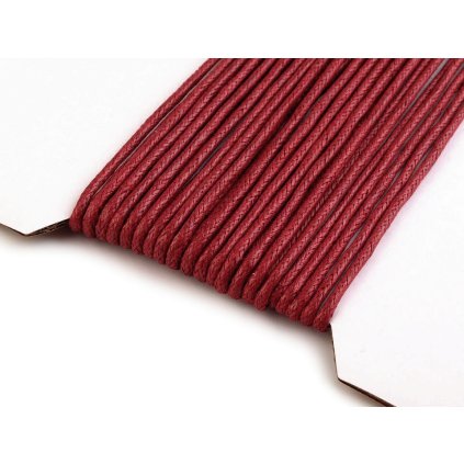 Šňůra bavlněná Ø2 mm voskovaná