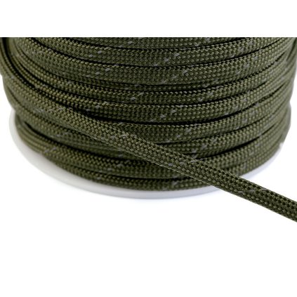 Padáková šňůra Ø4 mm s reflexní nití