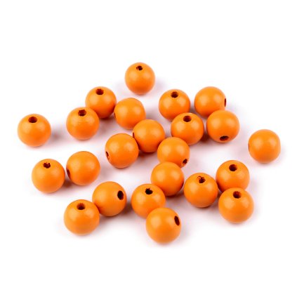 Dřevěné korálky Ø13 a 14 mm