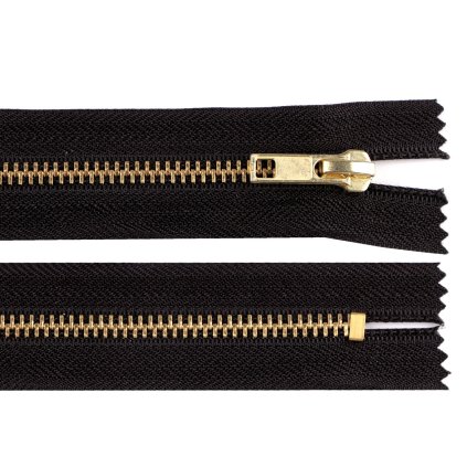 Kovový zip No 5 délka 18 cm (jeansový)
