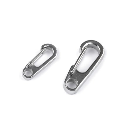 Karabina z nerezové oceli průvlek 3; 4 mm