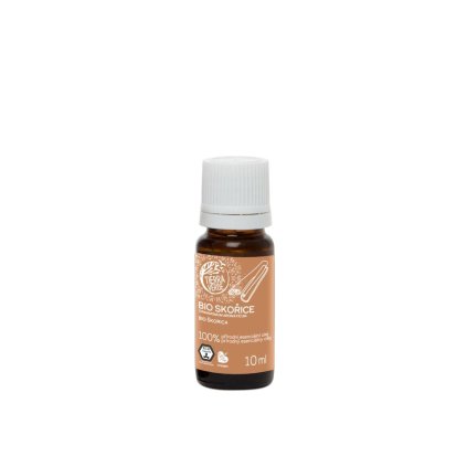 Tierra Verde Esenciální olej Skořice BIO (10 ml) - stimuluje a prohřívá