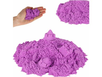 Kinetický piesok 1 kg vo vrecku fialový