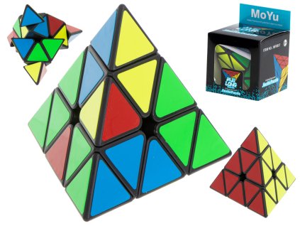 Gra logiczna Kostka lamiglowka PYRAMINX Black MoYu 97873(2)