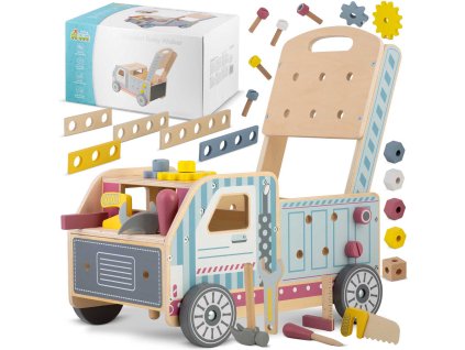 Drevené chodítko s náradím RK-874 Ricokids