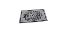 Textilní čisticí rohož Welcome Deco 33 x 58 x 0,3 cm, zelená