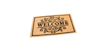 Textilní čisticí rohož Welcome Deco 33 x 58 x 0,3 cm, zelená