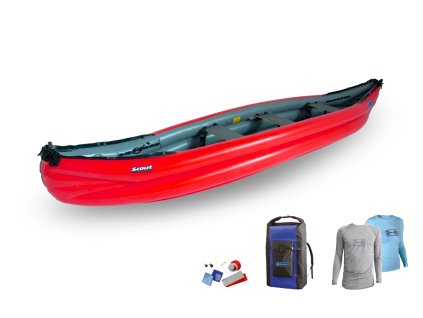 Gumotex nafukovací kánoe Scout (Barva zeleno-šedá)