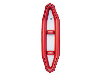 Aquadesign nafukovací kanoe RIO 385 (Barva červená, Model plastové sedačky)