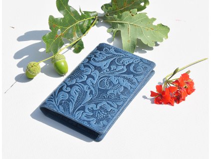 Pouzdro Na Doklady "Damascena blue"
