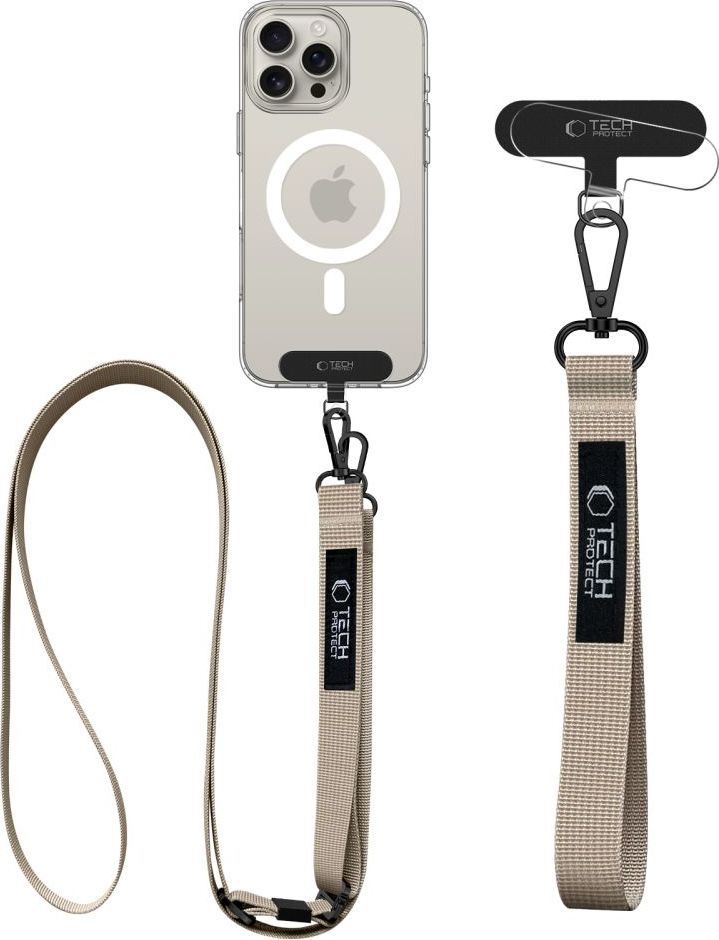 TECH-PROTECT C6S ROPE CROSSBODY COSMIC LATTE