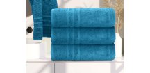 Brisača Comfort Maxi 100x180 cm azurno modra, 100% bombaž