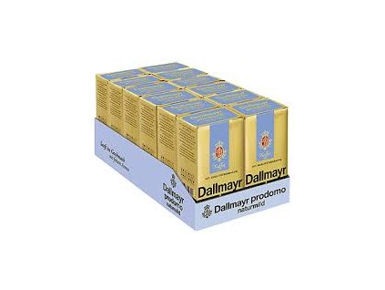 Dallmayr Prodomo naturmild mletá káva 12x 500g-VÝHODNÉ BALENÍ