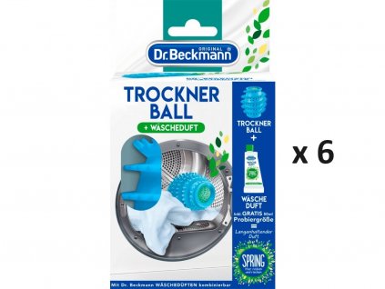 DR. Beckmann míček do sušičky s dávkovačem + vůně do sušičky jarní svěžest 6x50 ml-VÝHODNÉ BALENÍ