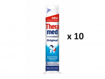 Theramed Original Zubní pasta s antibakteriálním účinkem 10x100ml-VÝHODNÉ BALENÍ