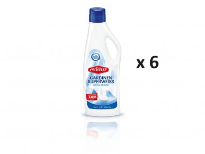 Evidur Prací gel na záclony a jemné bílé tkaniny 6x500g-VÝHODNÉ BALENÍ